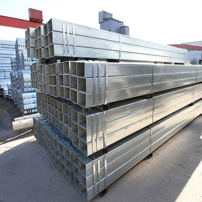 Good price الأنبوب المربع الصلب المغلف بالزنك للصناعة Z100 Z120 Z150 Z200 10*2*6000mm الانترنت